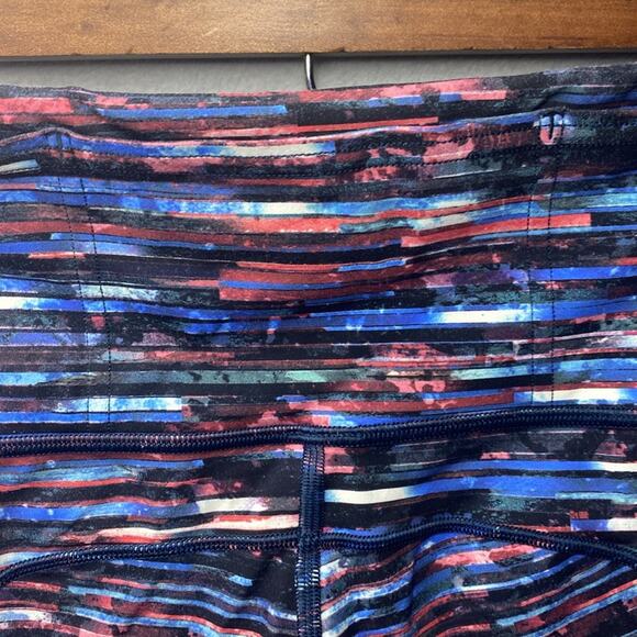 Lululemon Fast & Free 7/8 Tight II *Nulux 25" Hinshu Alpine White Multi Size 8 - Picture 7 of 12